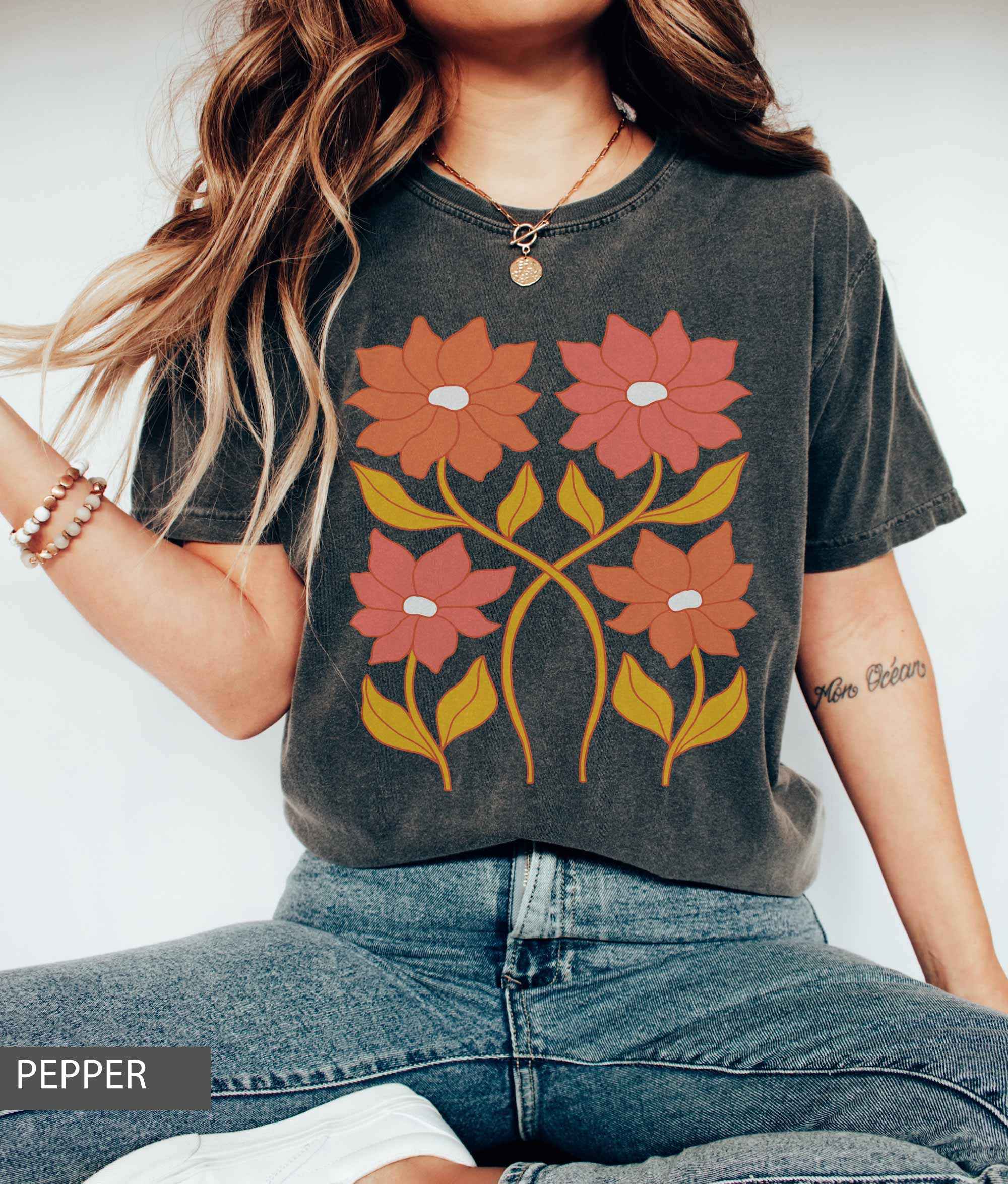 4 Sunflowers T-Shirt - Lightmind Design