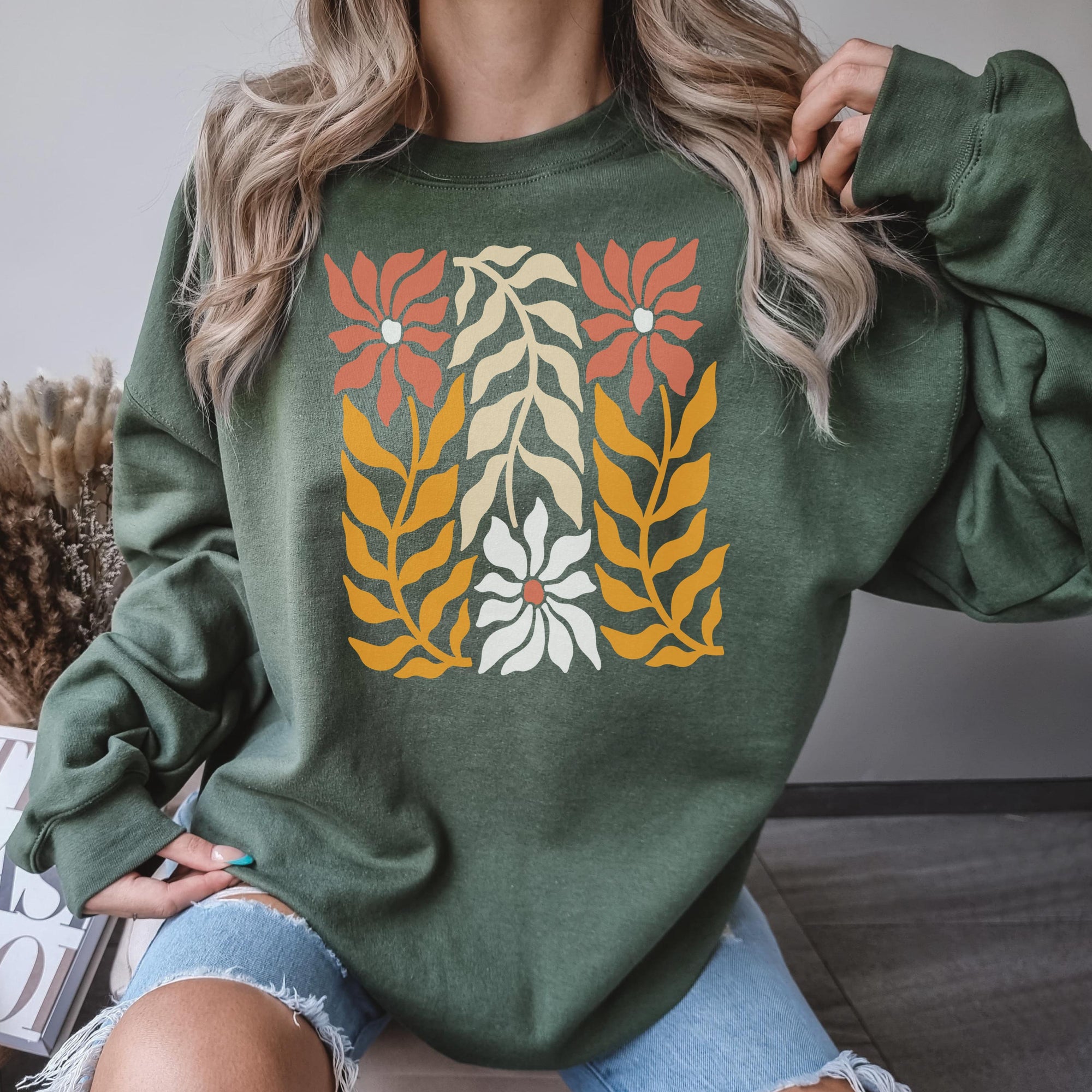 Boho Sunflowers Sweatshirt