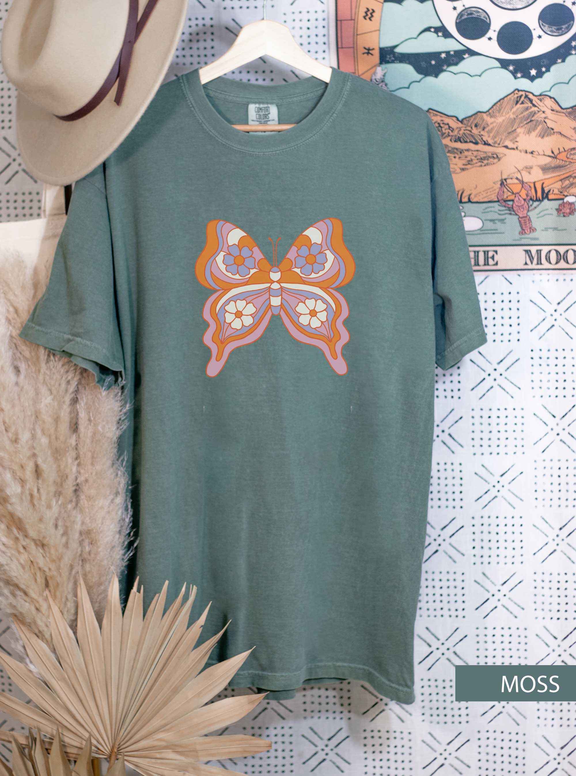 Vintage Butterfly T-Shirt - Lightmind Design