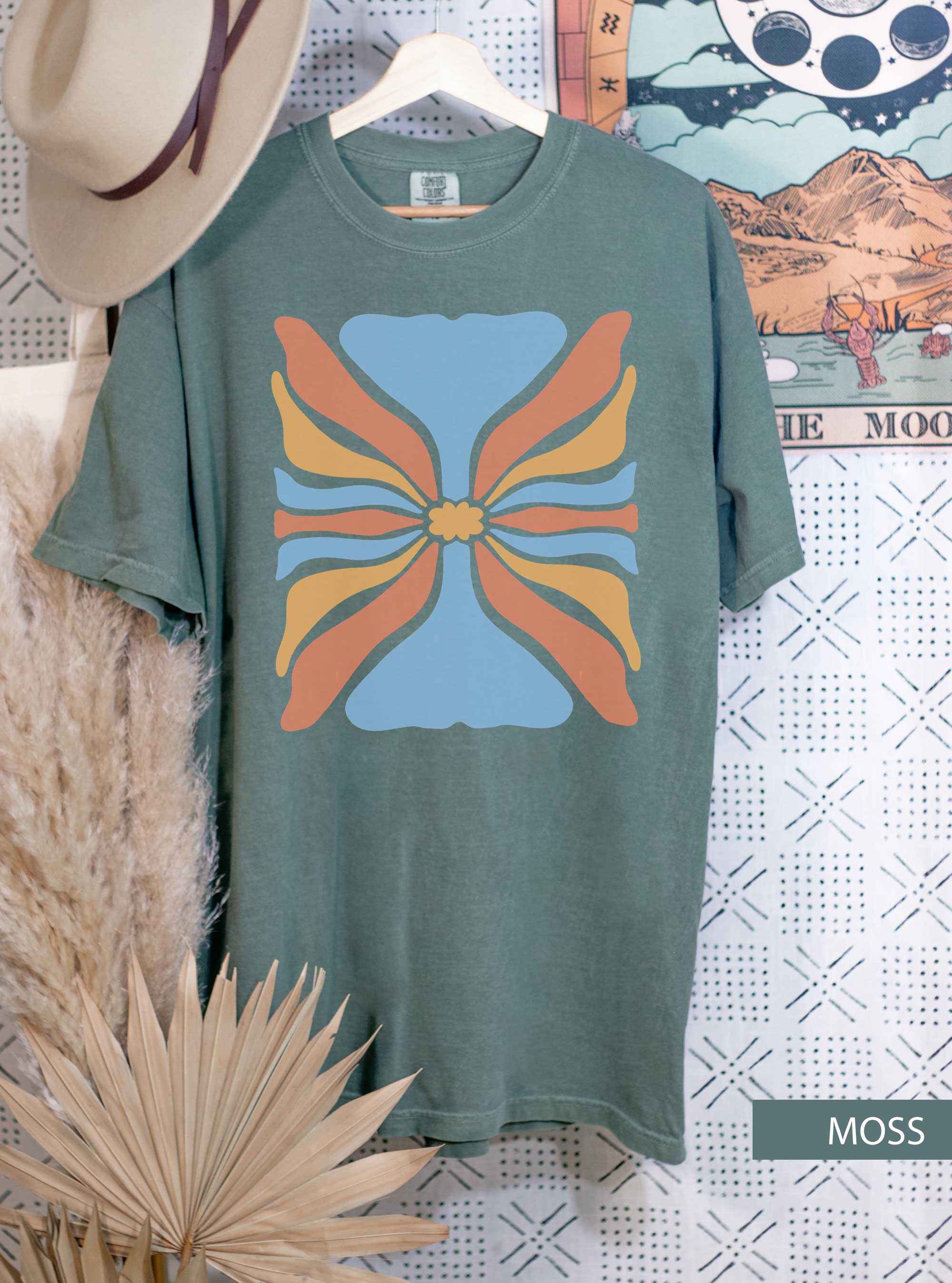 Vintage Pastel Bloom T-Shirt - Lightmind Design